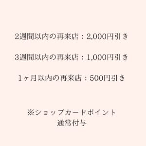 割引料金の違い
